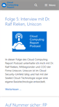 Mobile Screenshot of cloud-computing-report.de