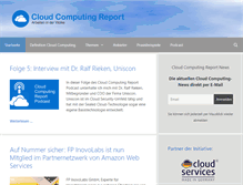 Tablet Screenshot of cloud-computing-report.de